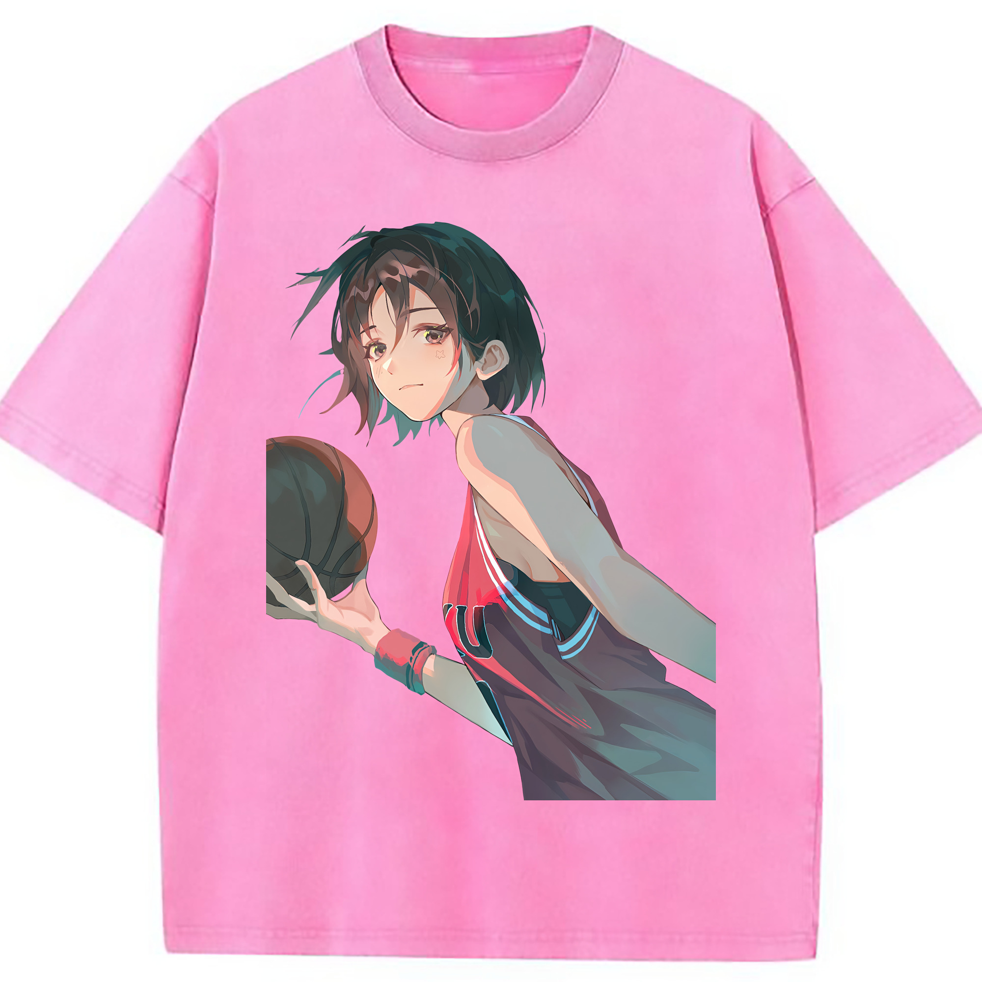 （画像用） SLAM DUNK／スラムダンク 綿100% ヴィンテージ風 半袖Tシャツ（フロントプリント）